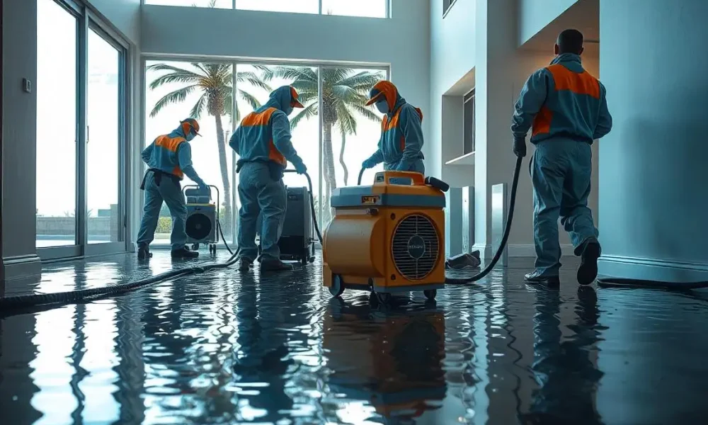 water damage restoration